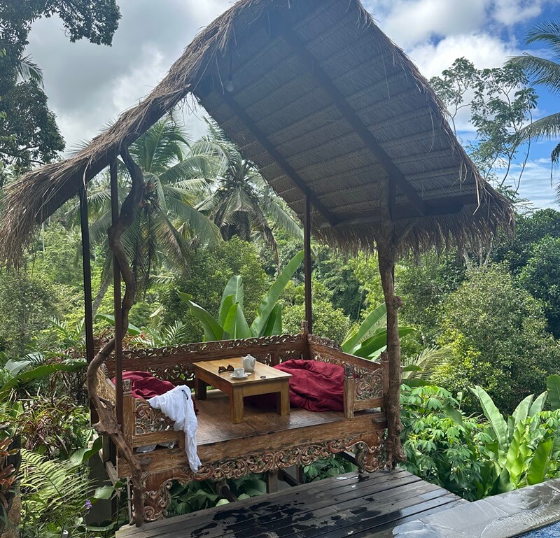 Alojamiento para un retiro de yoga en Bali 