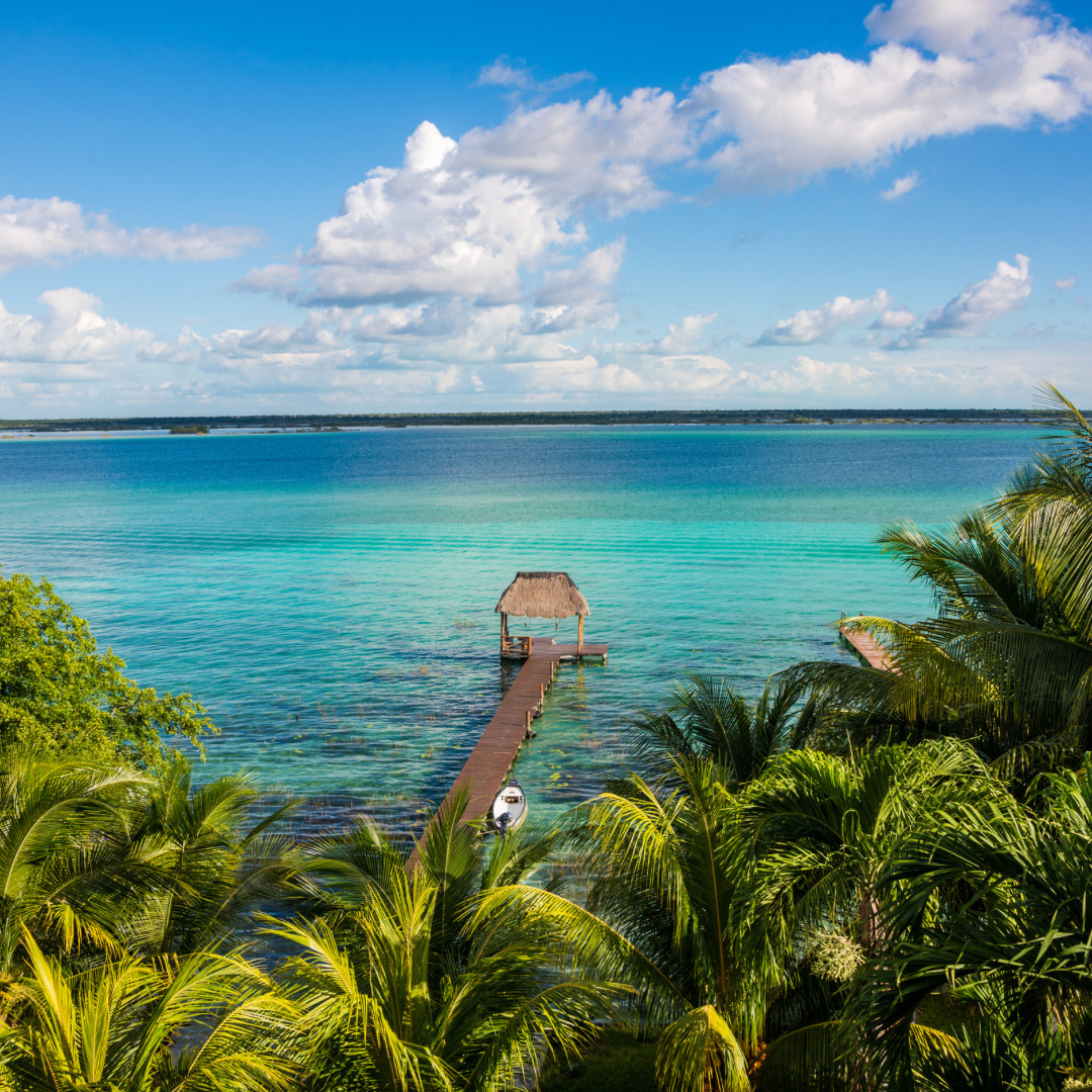 Stunning sunset view at the retreat in Mexico