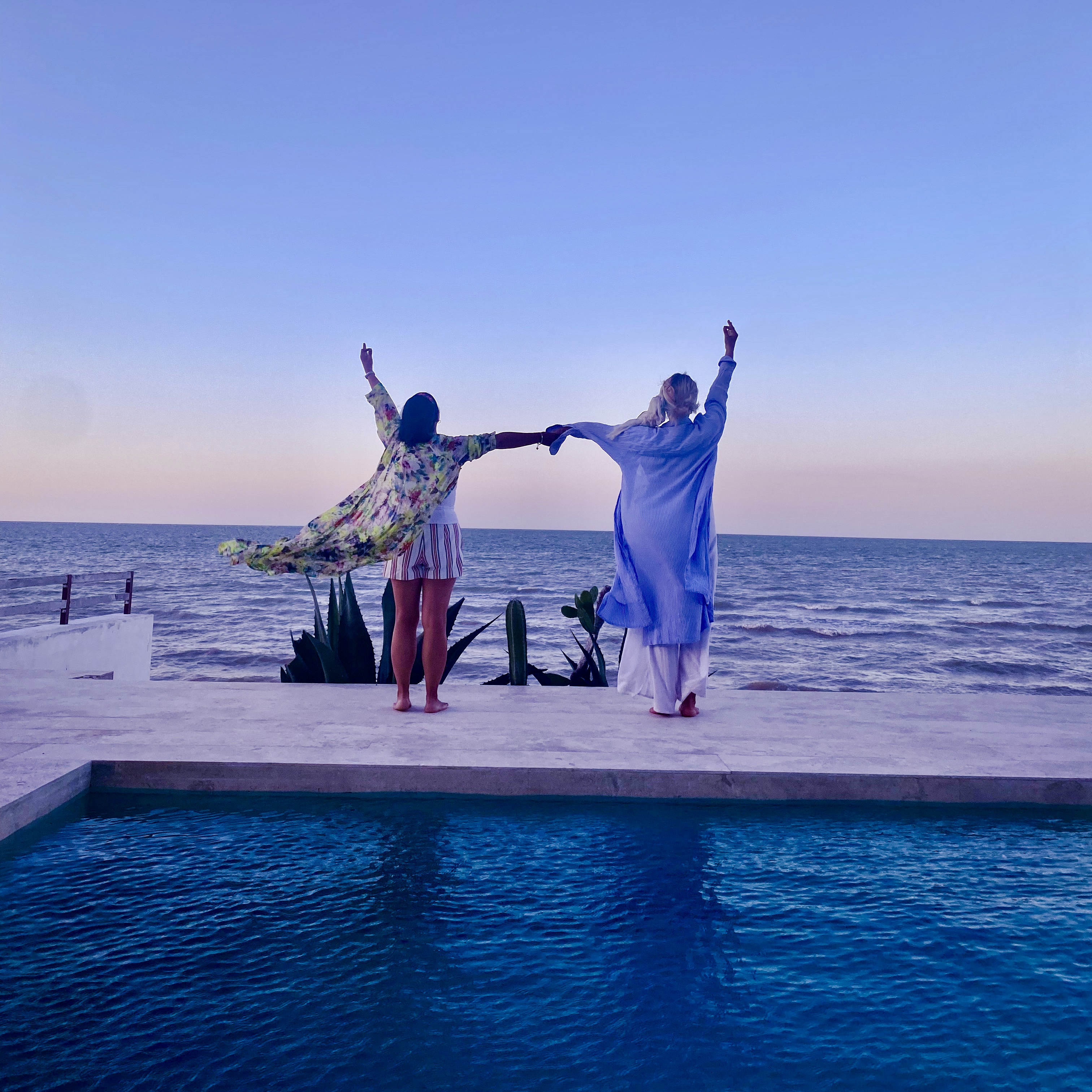 Woman practicing yoga at the Chakra retreat in Mexico